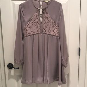Grey long sleeve Gianni Bini dress